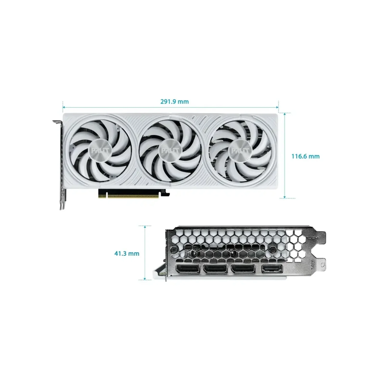Видеокарта Palit GeForce RTX 5070 12GB White (NE75070U19K9-GB2050W) UA