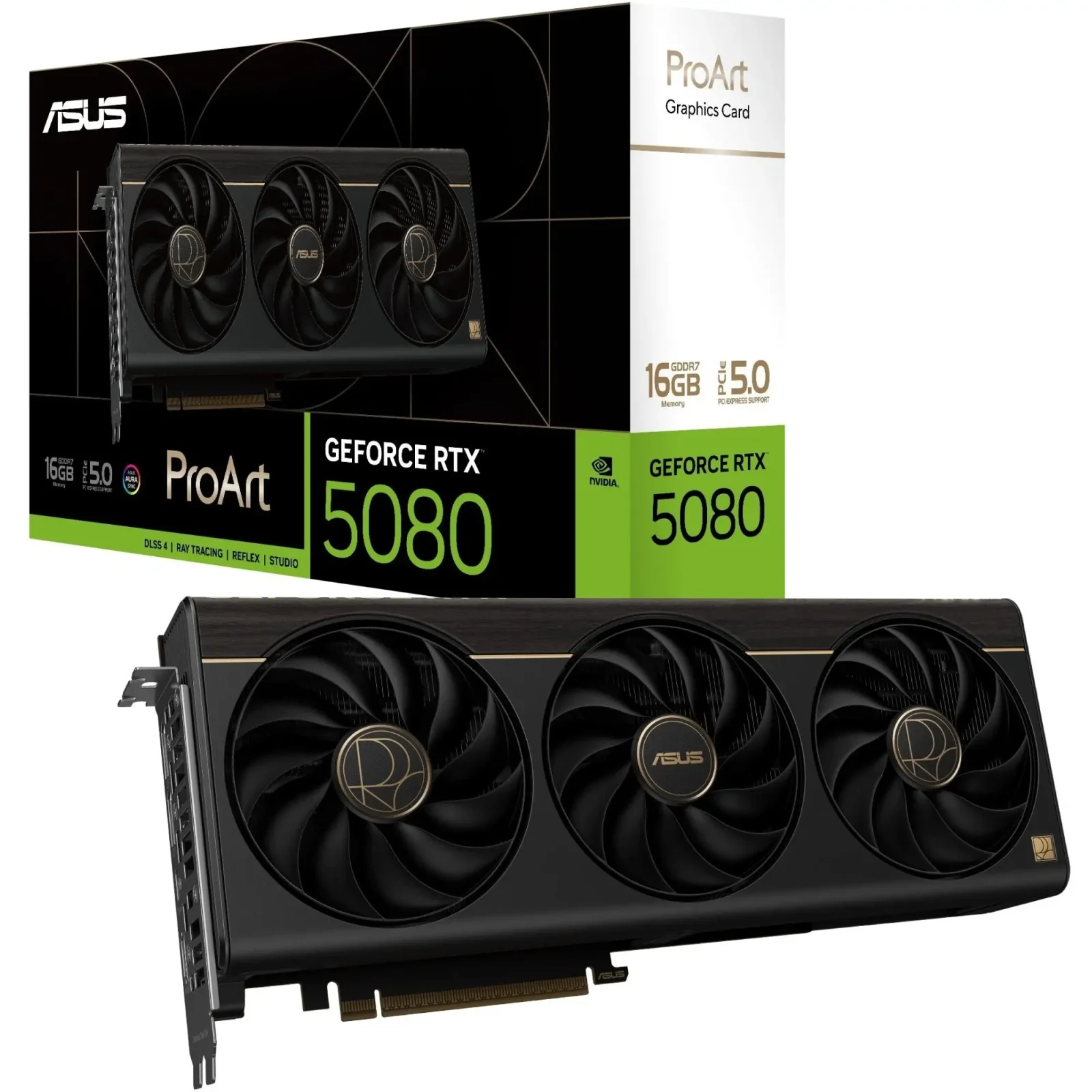 Відеокарта ASUS ProArt GeForce RTX 5080 16GB (PROART-RTX5080-O16G) UA