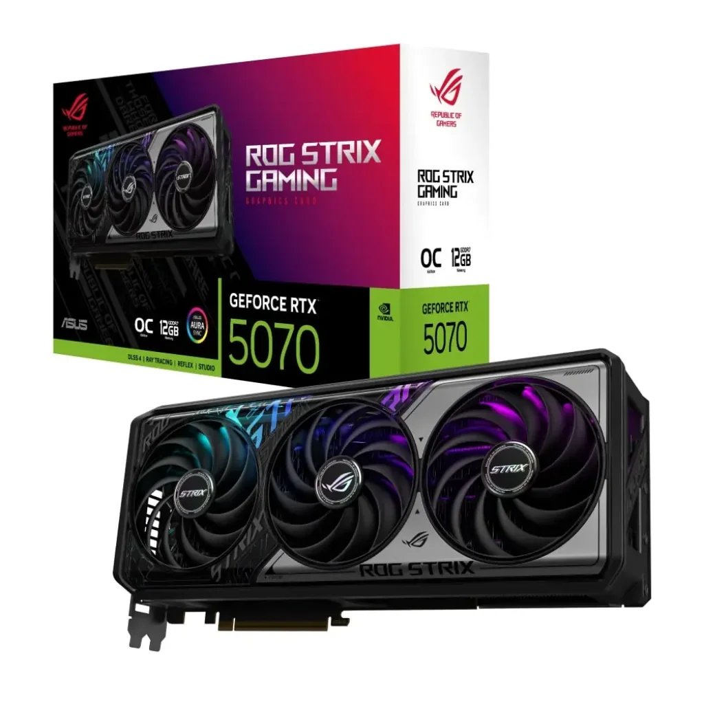 Відеокарта GF RTX 5070 12GB GDDR7 ROG Strix Gaming OC Asus (ROG-STRIX-RTX5070-O12G-GAMING) UA