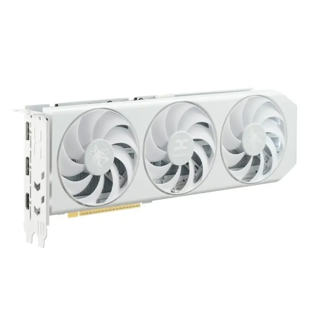 Видеокарта AMD Radeon RX 9060 XT 16GB GDDR6 Hellhound Spectral White PowerColor (RX9060XT 16G-L/OC/WHITE) UA