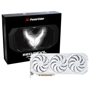 Видеокарта PowerColor AMD Radeon RX 9070 XT 16GB GDDR6 Red Devil Spectral White (RX9070XT 16G-E/OC/WHITE) UA