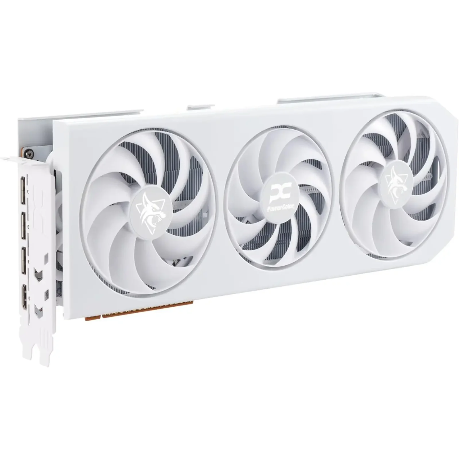 Видеокарта AMD Radeon RX 9070 XT 16GB GDDR6 Hellhound Spectral White PowerColor (RX9070XT 16G-L/OC/WHITE) UA