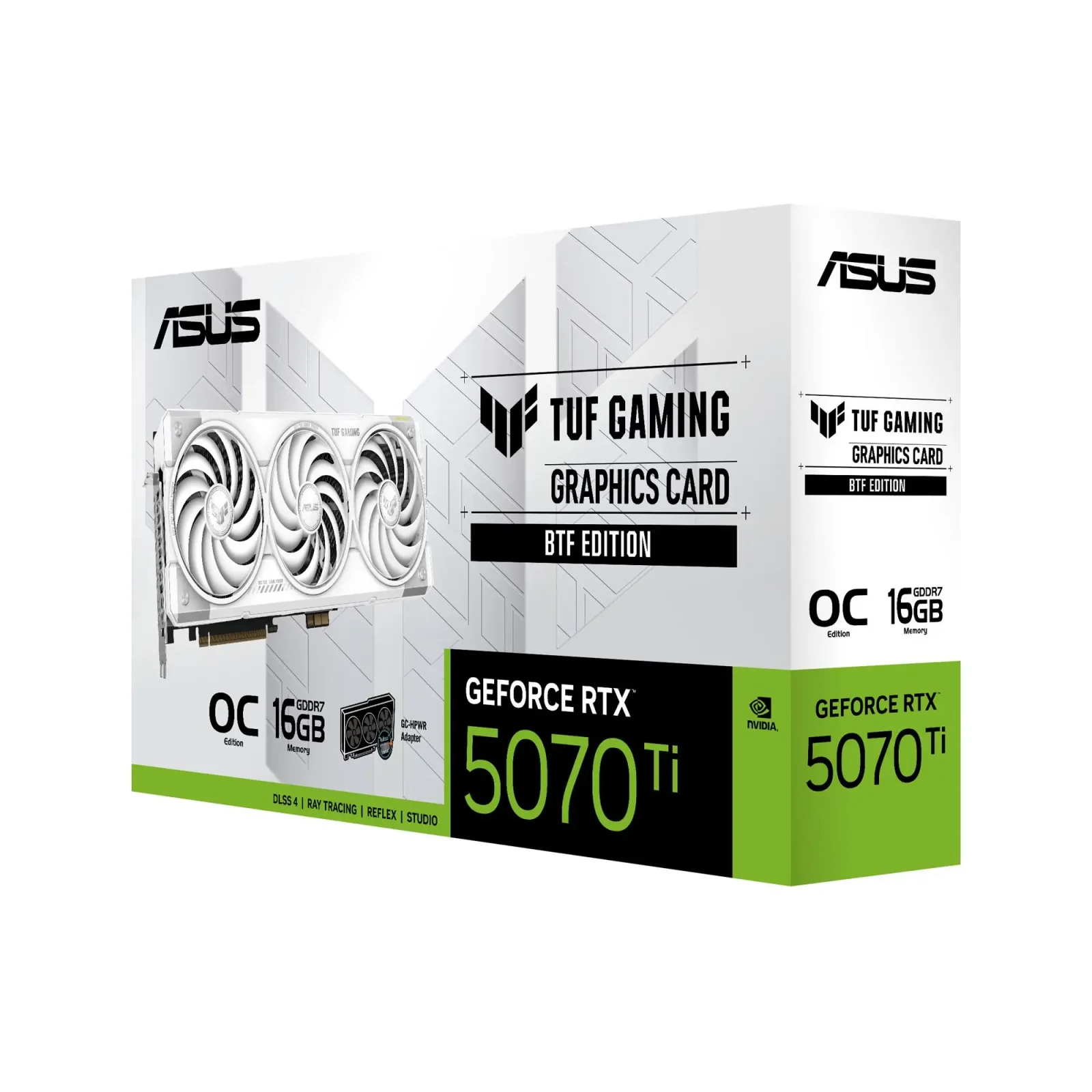 Відеокарта GF RTX 5070 Ti 16GB (TUF-RTX5070TI-O16G-BTF-WHITE) UA