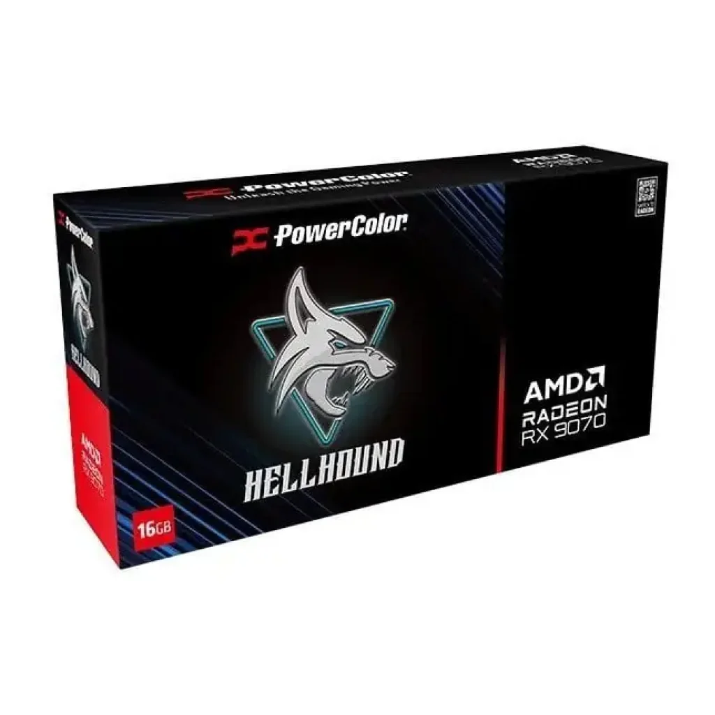 Відеокарта AMD Radeon RX 9070 16GB GDDR6 Hellhound PowerColor (RX9070 16G-L/OC) UA