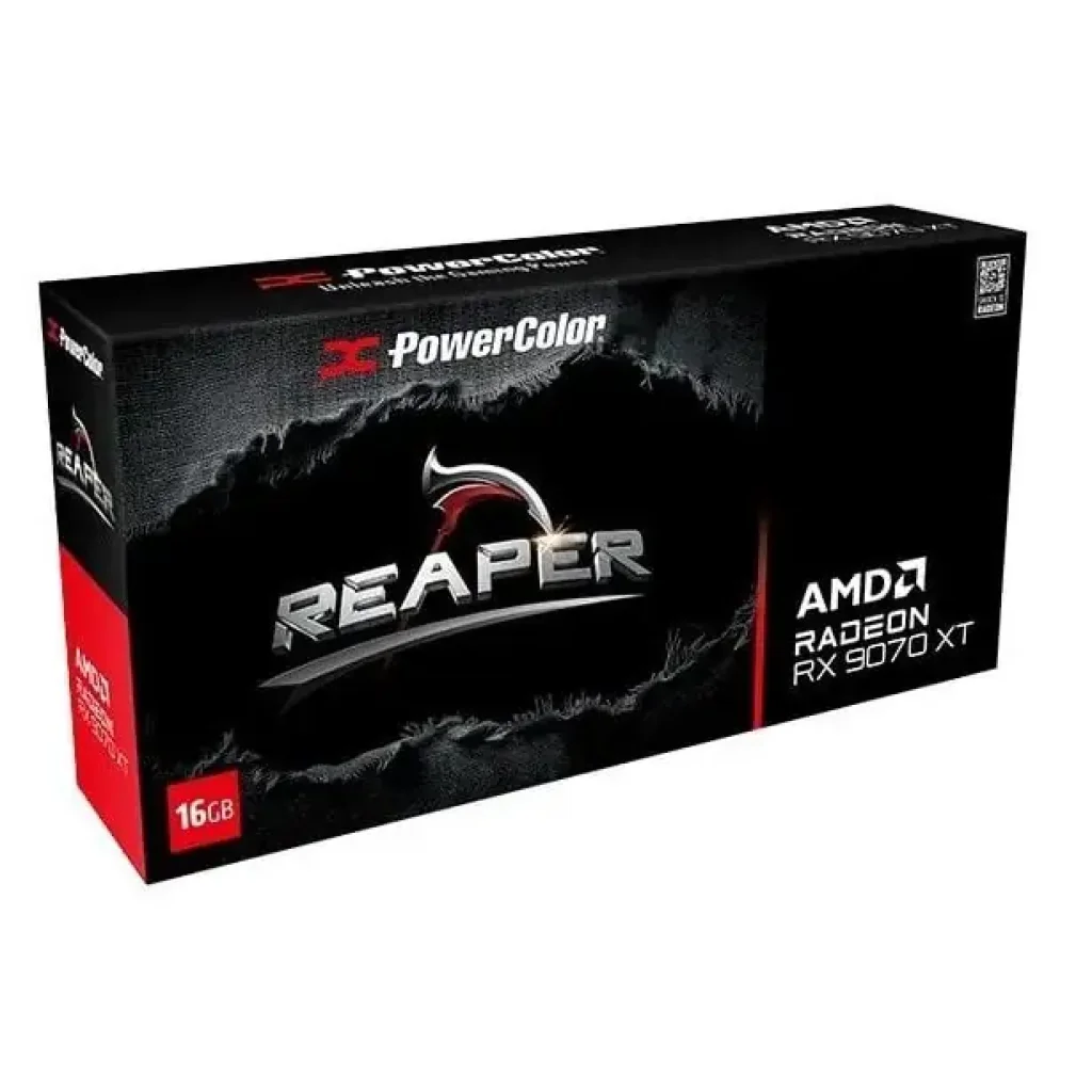 Відеокарта AMD Radeon RX 9070 16GB GDDR6 Reaper PowerColor (RX9070 16G-A) UA