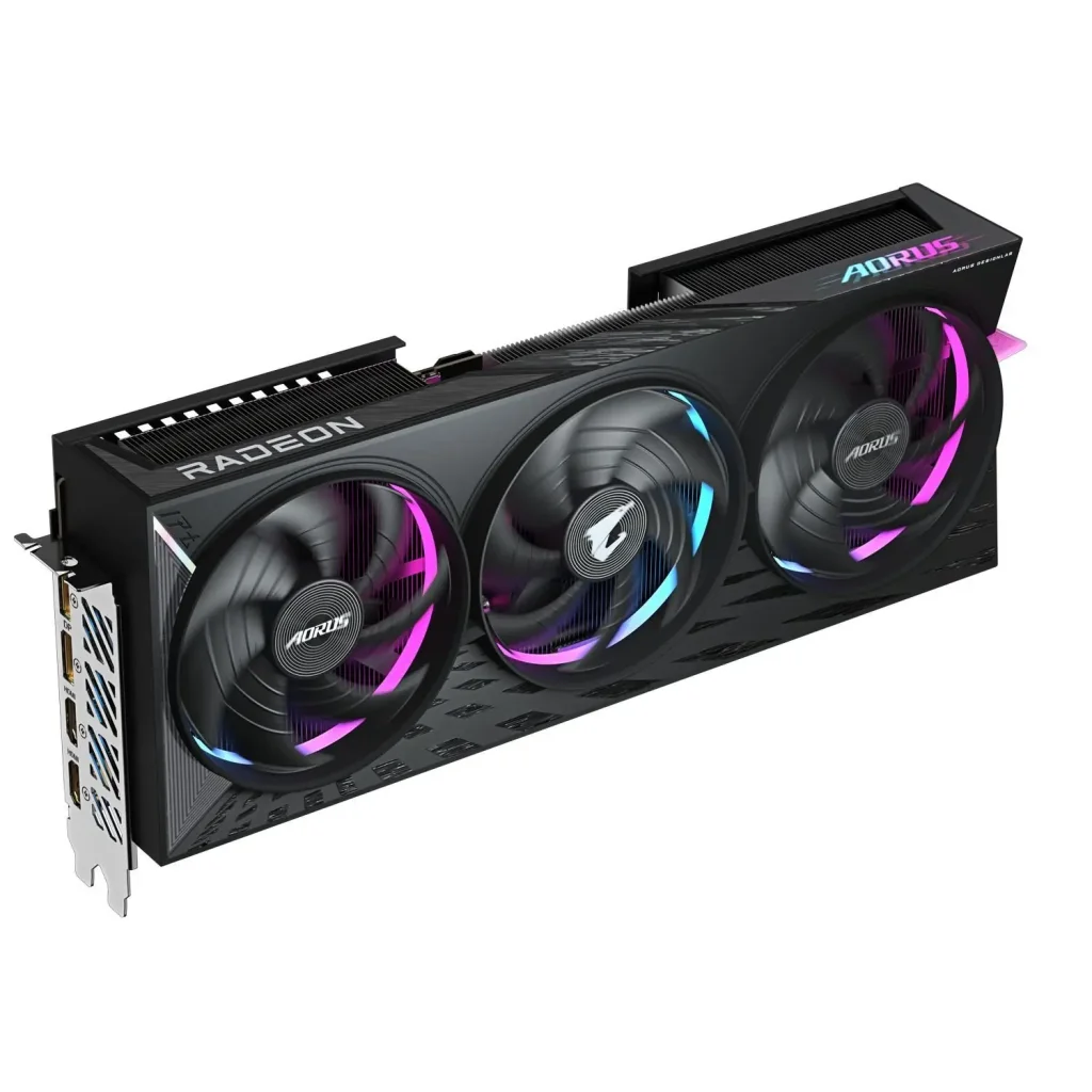 Відеокарта AMD Radeon RX 9070 XT 16GB GDDR6 Aorus Elite Gigabyte (GV-R9070XTAORUS E-16GD) UA