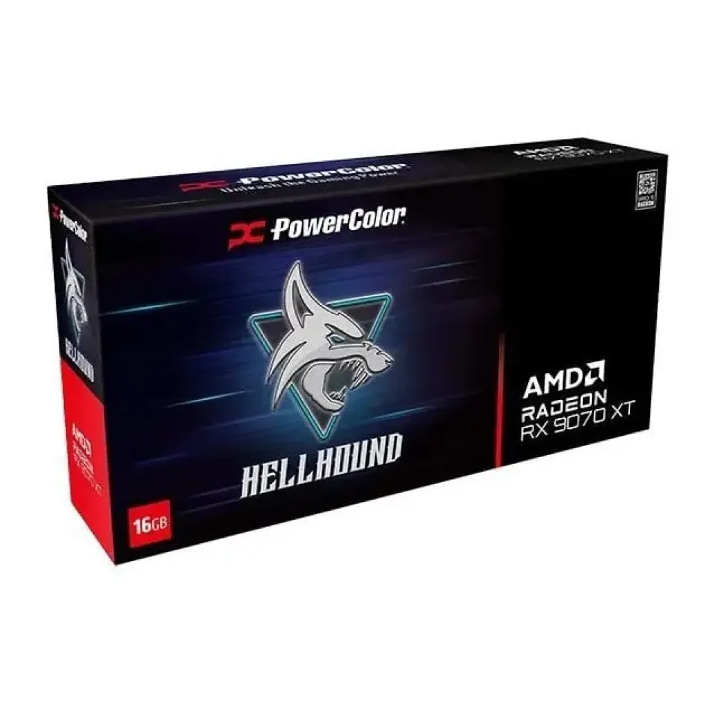Відеокарта AMD Radeon RX 9070 XT 16GB GDDR6 Hellhound PowerColor (RX9070XT 16G-L/OC) UA