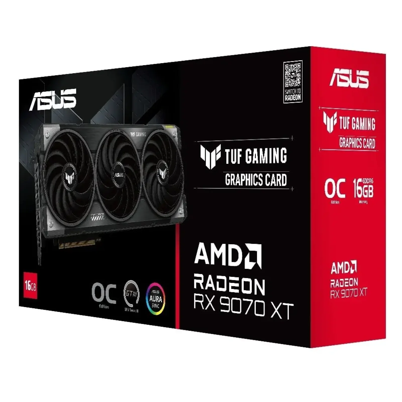 Видеокарта AMD Radeon RX 9070 XT 16GB (TUF-RX9070XT-O16G-GAMING) UA