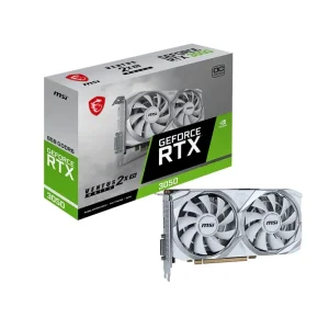 Відеокарта MSI GF RTX 3050 8GB GDDR6 Ventus 2X XS White OC (GeForce RTX 3050 VENTUS 2X XS WHITE 8G OC) UA