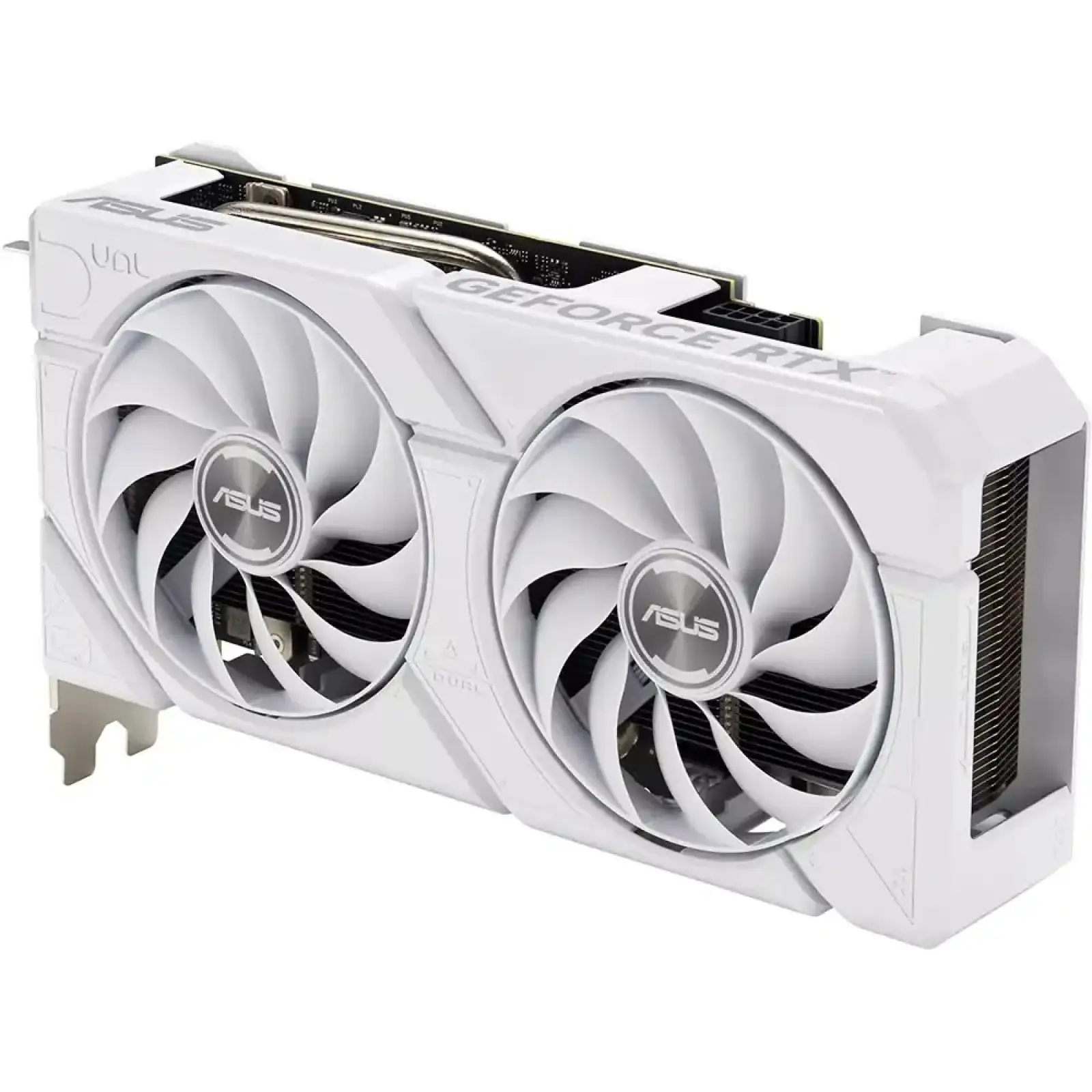 Відеокарта GF RTX 4060 Ti 8GB GDDR6 Dual Evo White OC Asus (DUAL-RTX4060TI-O8G-EVO-WHITE) UA