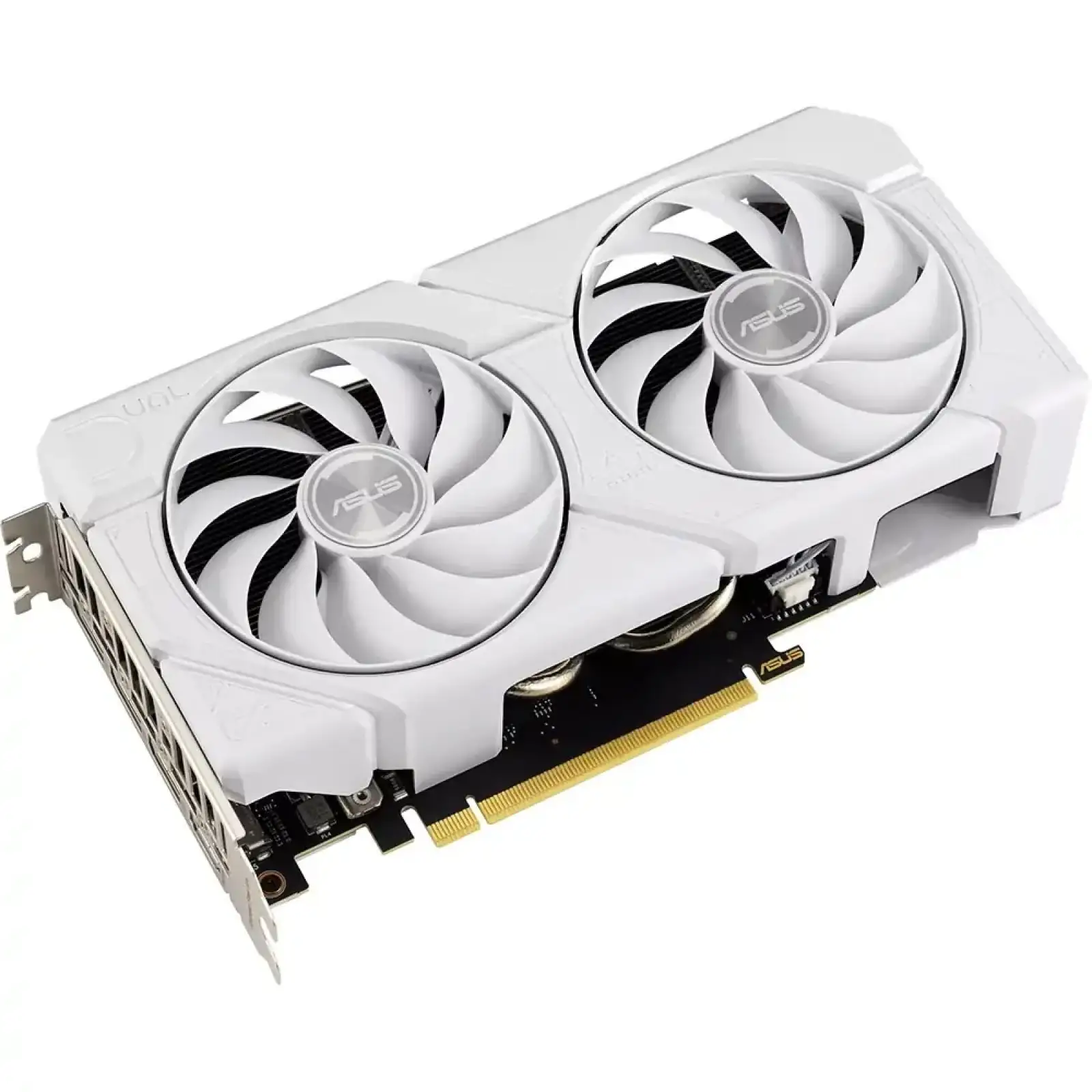 Відеокарта GF RTX 4060 Ti 8GB GDDR6 Dual Evo White OC Asus (DUAL-RTX4060TI-O8G-EVO-WHITE) UA
