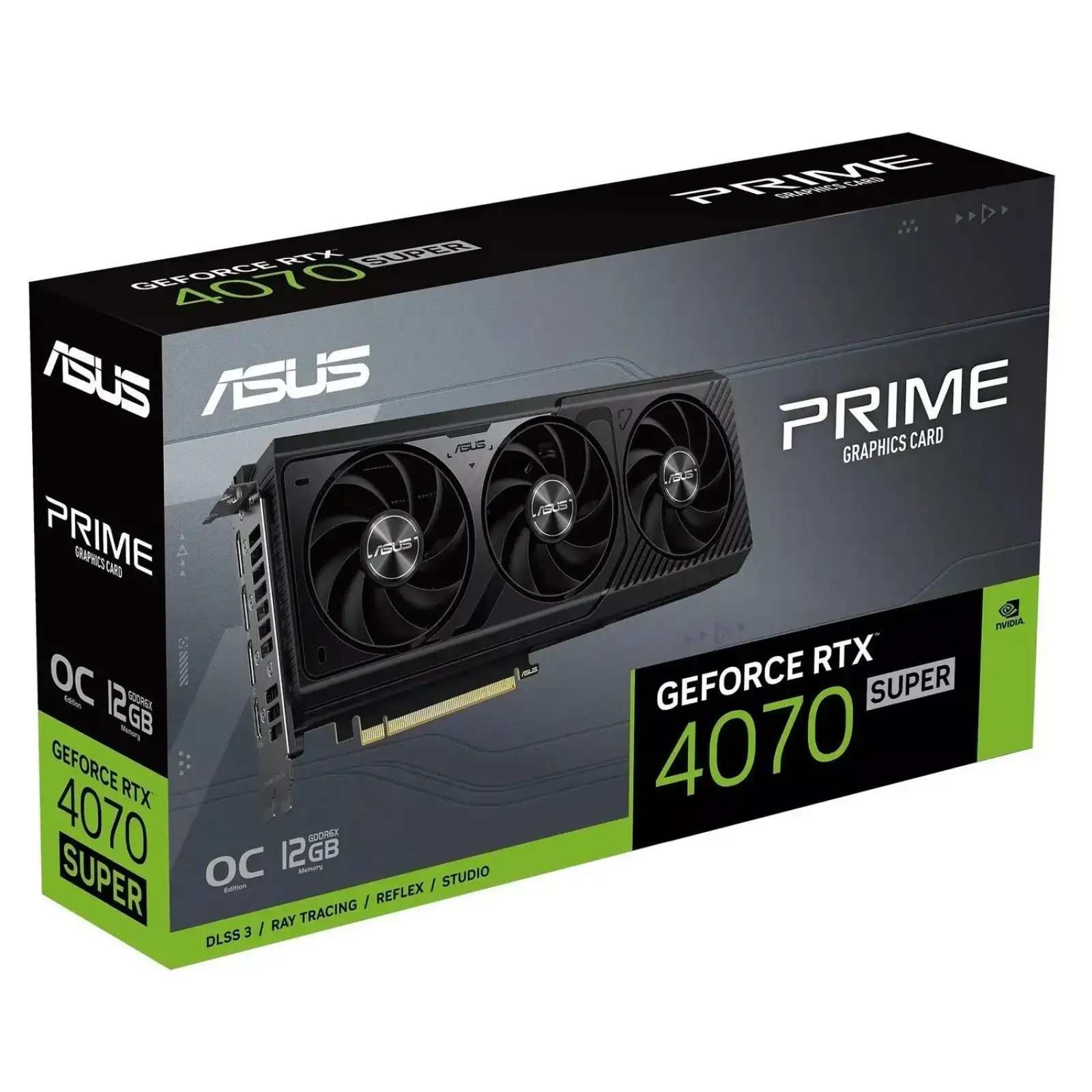 Відеокарта GF RTX 4070 12GB GDDR6X Prime OC Asus (PRIME-RTX4070-O12G) UA