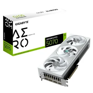 Видеокарта GF RTX 5070 12GB GDDR7 Aero OC Gigabyte (GV-N5070AERO OC-12GD) UA