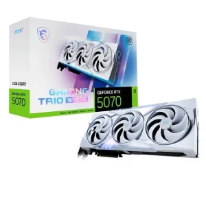 Відеокарта GF RTX 5070 12GB GDDR7 Gaming Trio OC White MSI (GeForce RTX 5070 12G GAMING TRIO OC WHITE) UA