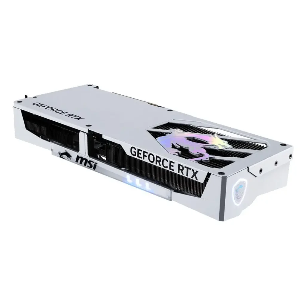 Видеокарта GF RTX 5070 12GB GDDR7 Gaming Trio OC White MSI (GeForce RTX 5070 12G GAMING TRIO OC WHITE) UA