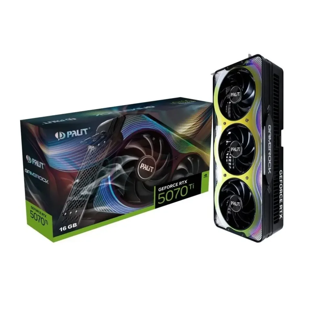 Відеокарта GF RTX 5070 Ti 16GB GDDR7 GameRock Palit (NE7507T019T2-GB2030G) UA
