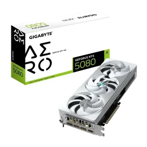 Відеокарта GF RTX 5080 16GB GDDR7 Aero OC Gigabyte (GV-N5080AERO OC-16GD) UA
