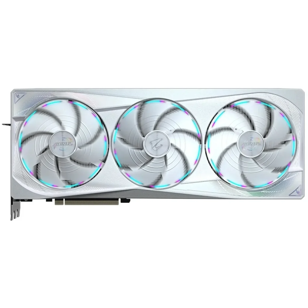 Видеокарта GF RTX 5080 16GB GDDR7 Aorus Master Ice Gigabyte (GV-N5080AORUSM ICE-16GD) UA