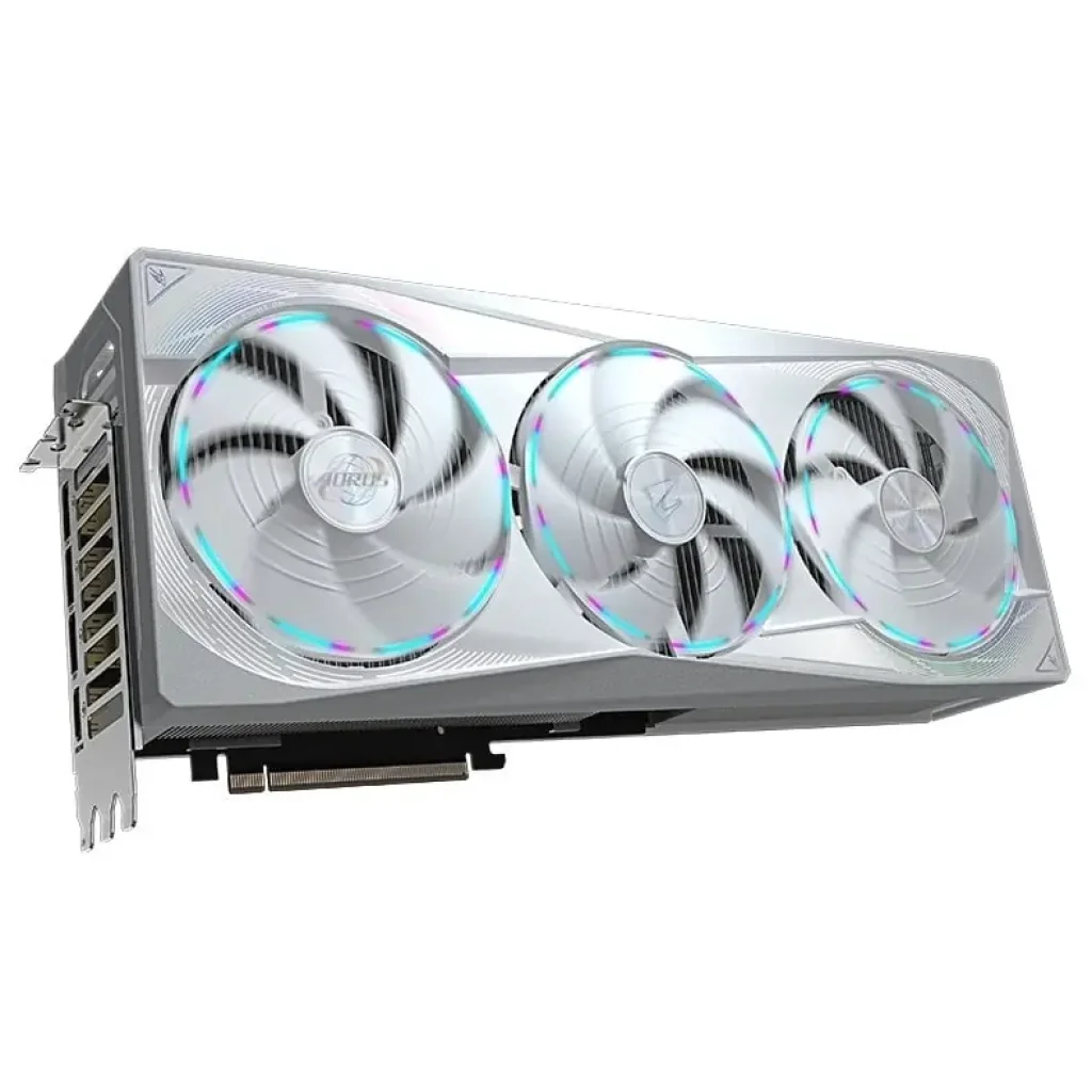 Видеокарта GF RTX 5080 16GB GDDR7 Aorus Master Ice Gigabyte (GV-N5080AORUSM ICE-16GD) UA