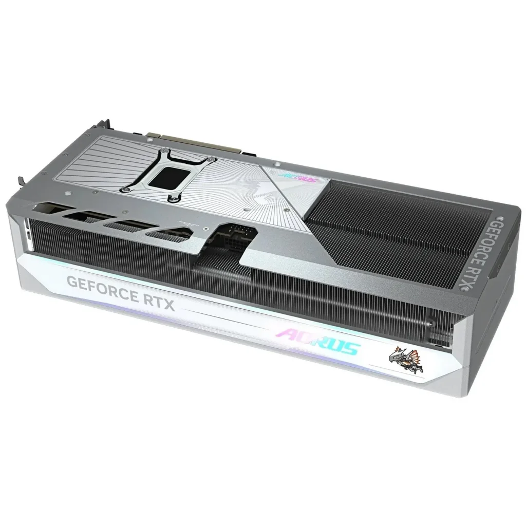 Видеокарта GF RTX 5080 16GB GDDR7 Aorus Master Ice Gigabyte (GV-N5080AORUSM ICE-16GD) UA