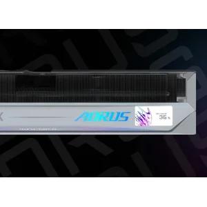 Видеокарта GF RTX 5080 16GB GDDR7 Aorus Master Ice Gigabyte (GV-N5080AORUSM ICE-16GD) UA
