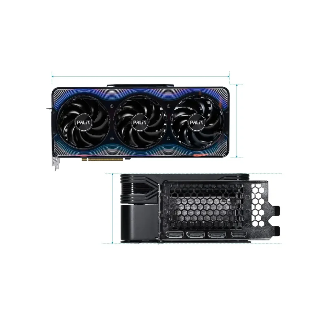 Відеокарта GF RTX 5080 16GB GDDR7 GameRock Palit (NE75080019T2-GB2030G) UA