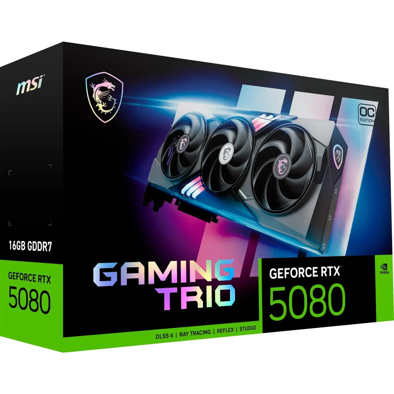 Видеокарта GF RTX 5080 16GB (GeForce RTX 5080 16G GAMING TRIO OC) UA