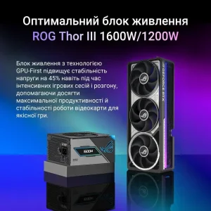 Видеокарта GF RTX 5080 16GB GDDR7 ROG Astral Gaming OC Asus (ROG-ASTRAL-RTX5080-O16G-GAMING) UA