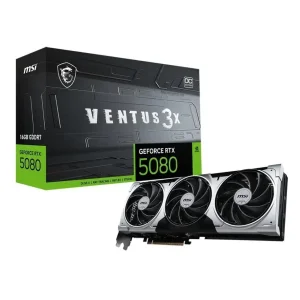 Відеокарта GF RTX 5080 16GB GDDR7 Ventus 3X OC Plus MSI (GeForce RTX 5080 16G VENTUS 3X OC PLUS) UA