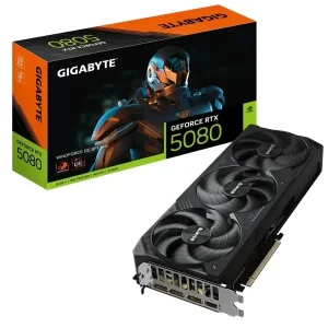 Видеокарта GIGABYTE GeForce RTX 5080 WINDFORCE OC SFF 16G (GV-N5080WF3OC-16GD) UA