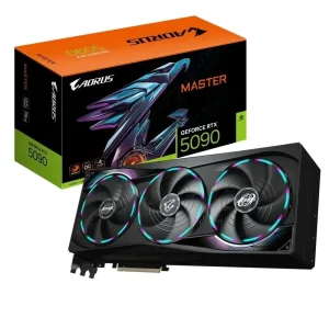 Видеокарта GF RTX 5090 32GB GDDR7 Aorus Master Gigabyte (GV-N5090AORUS M-32GD) UA