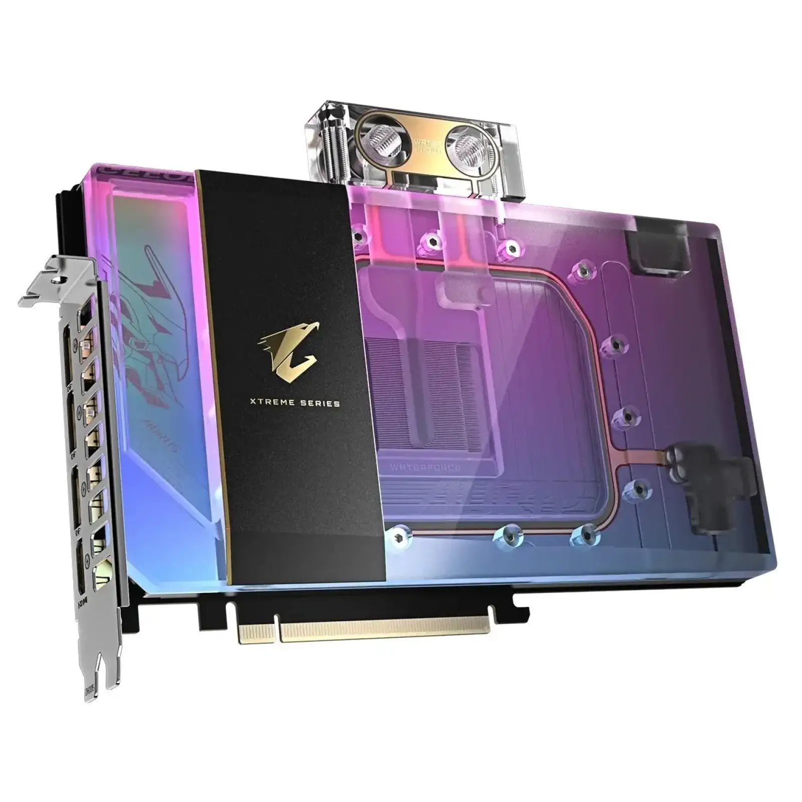 Видеокарта GF RTX 5090 32GB GDDR7 Aorus Xtreme Waterforce WB Gigabyte (GV-N5090AORUSX WB-32GD) UA