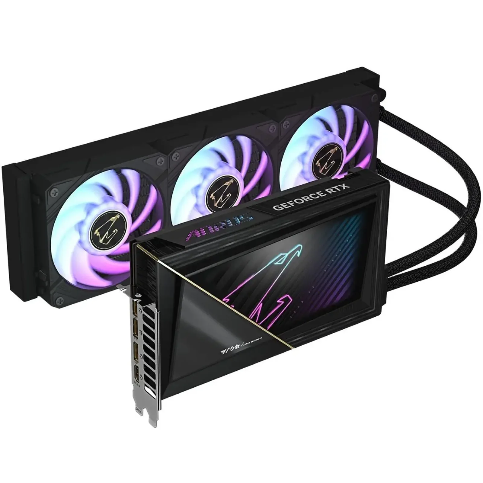 Відеокарта GF RTX 5090 32GB GDDR7 Aorus Xtreme Waterforce Gigabyte (GV-N5090AORUSX W-32GD) UA