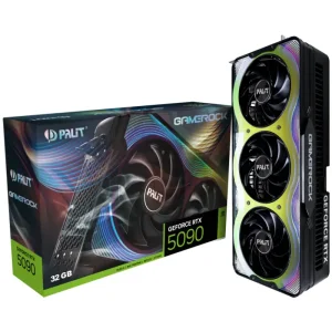 Відеокарта GF RTX 5090 32GB GDDR7 GameRock Palit (NE75090019R5-GB2020G) UA