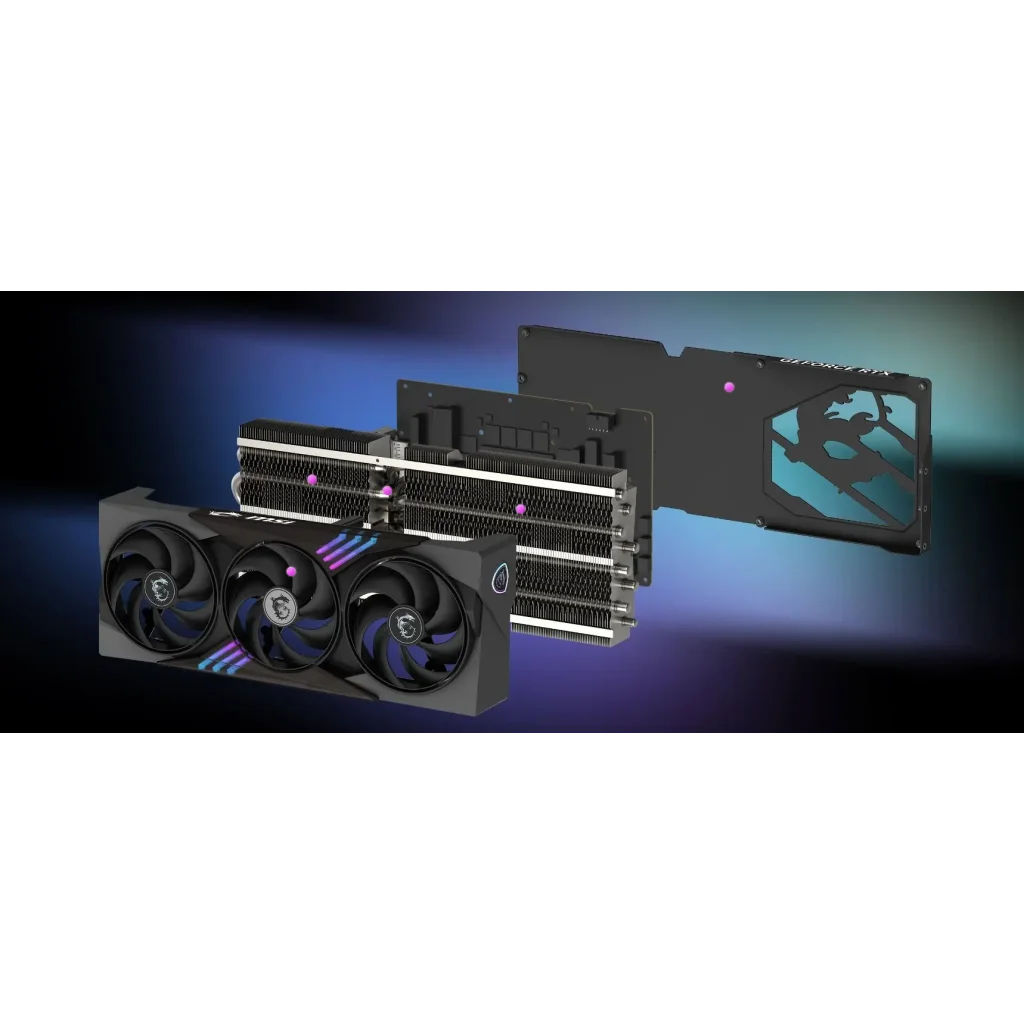 Відеокарта GF RTX 5090 32GB GDDR7 Gaming Trio OC MSI (GeForce RTX 5090 32G GAMING TRIO OC) UA