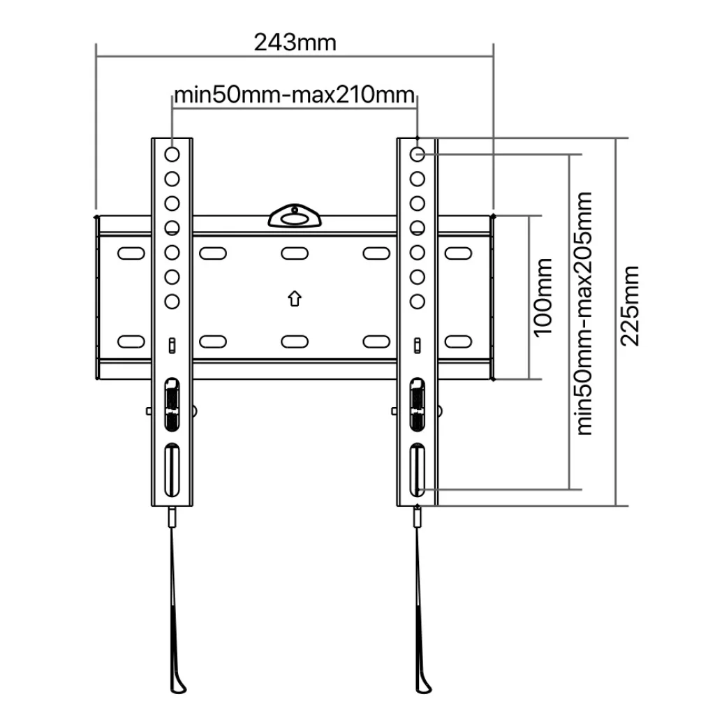 Кронштейн Satelit 19-49FIX200 (VESA200х200) UA
