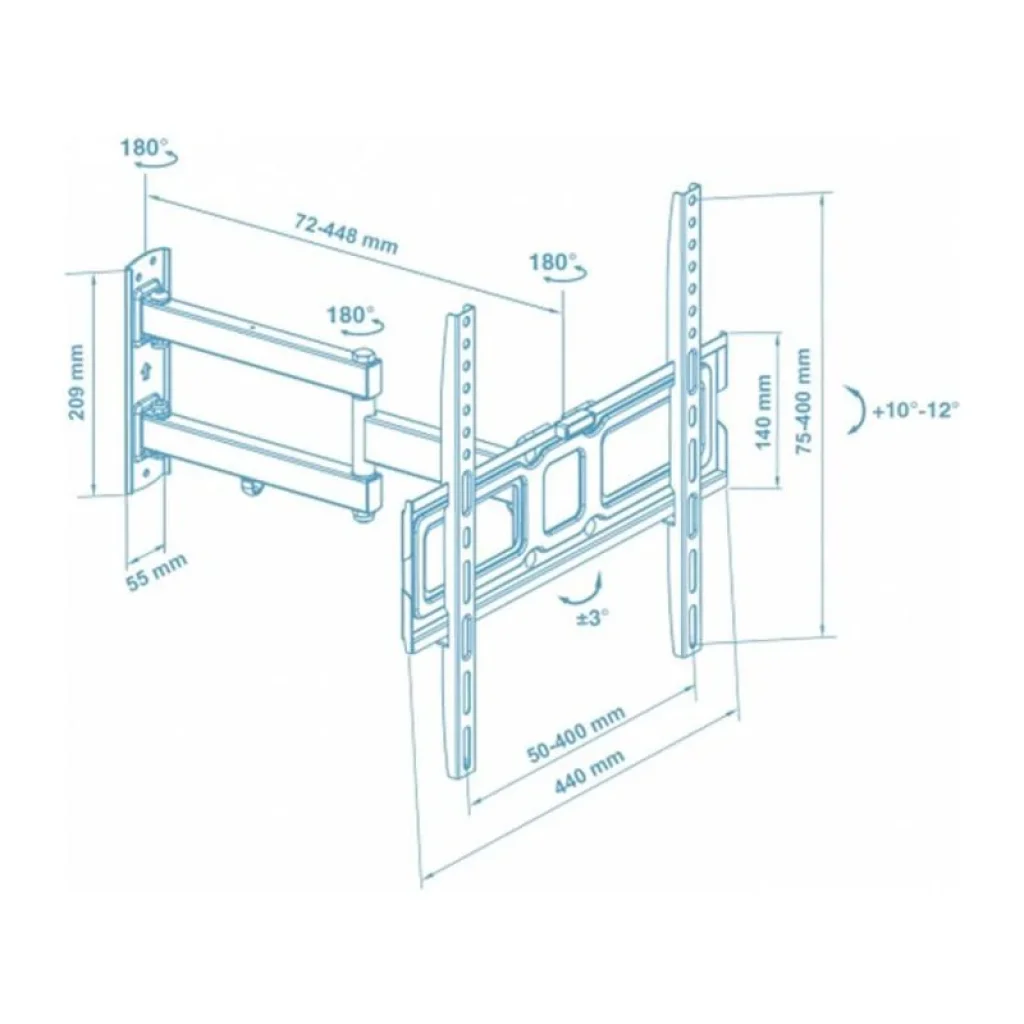 Кронштейн Walfix R-401W (VESA400х400) UA