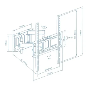 Кронштейн Walfix R-414B (VESA400х400) UA
