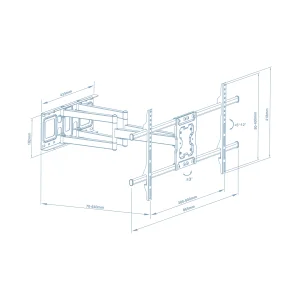 Кронштейн Walfix R-614B (VESA800х400) UA