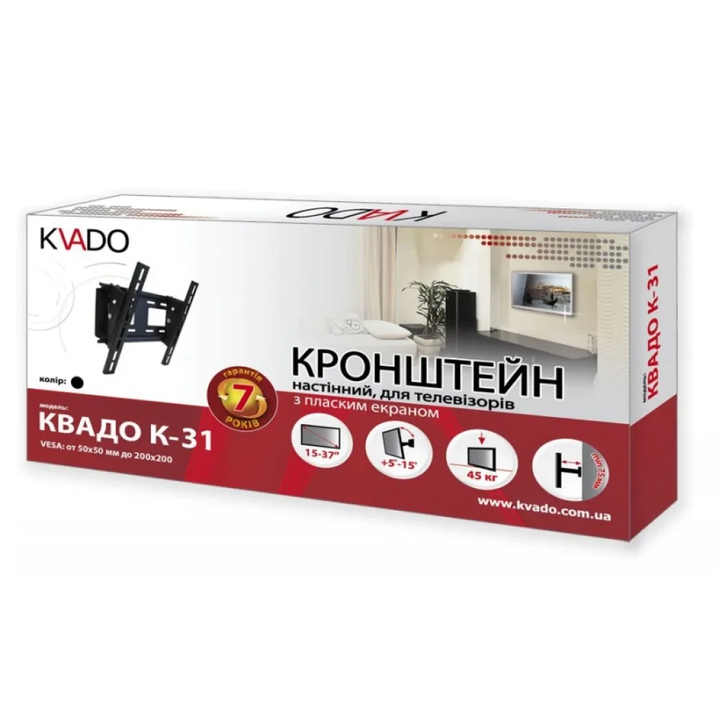 Кронштейн КВАДО К-31 (VESA200х200) UA