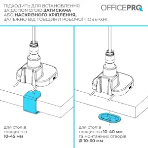 Кронштейн OfficePro MA851B (VESA200х200) UA