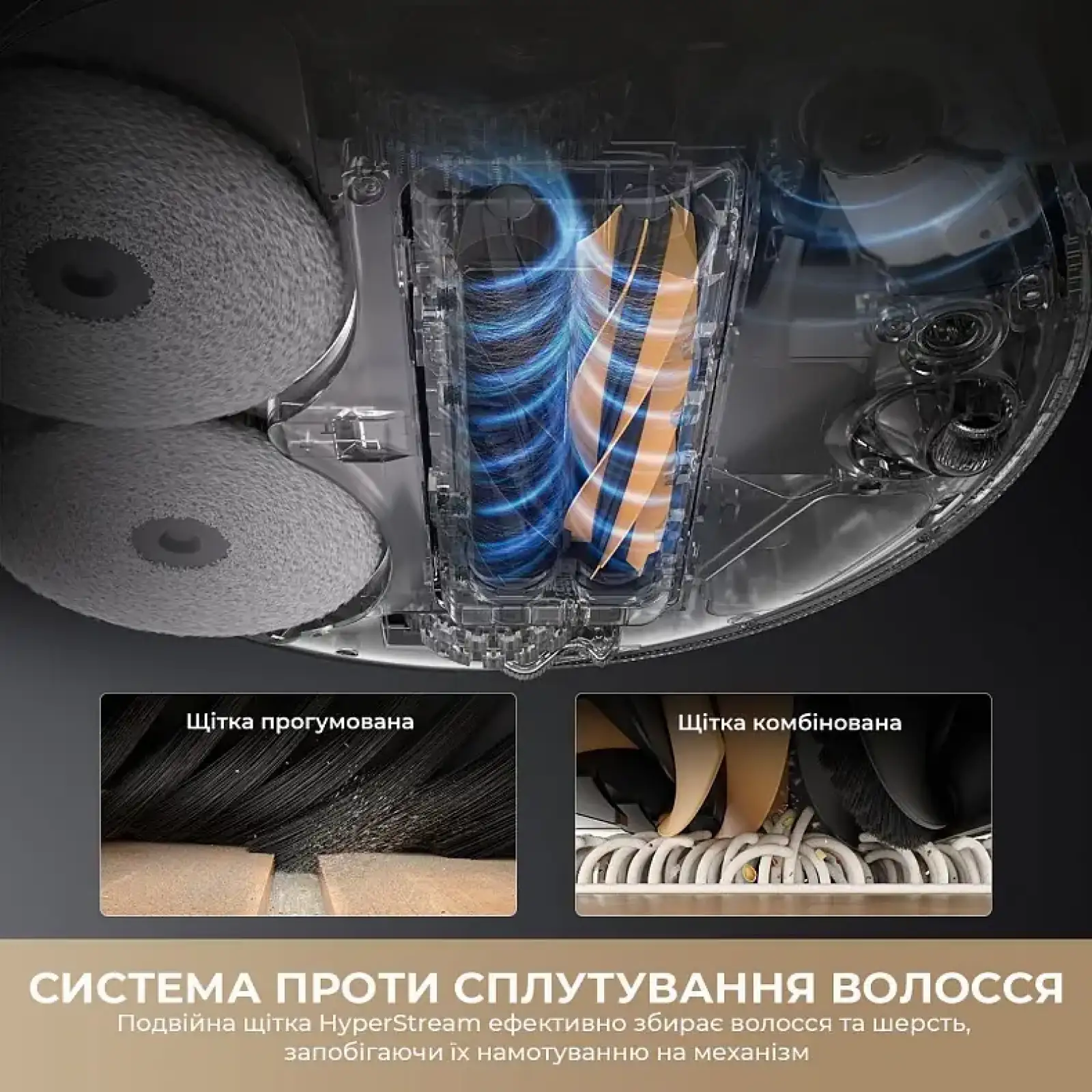 Робот-пилосос Dreame Bot L50s Pro Ultra Black (RLL88HE-Bl) UA
