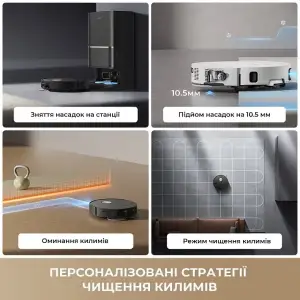 Робот-пилосос Dreame Bot L50s Pro Ultra Black (RLL88HE-Bl) UA