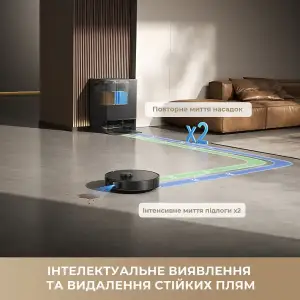 Робот-пилосос Dreame Bot Matrix 10 Pro White (RLM61HE-Wh) UA