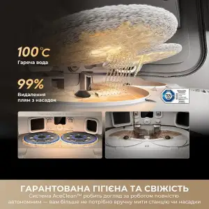 Робот-пилосос Dreame Bot Matrix 10 Pro White (RLM61HE-Wh) UA