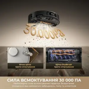Робот-пилосос Dreame Bot Matrix 10 Pro White (RLM61HE-Wh) UA