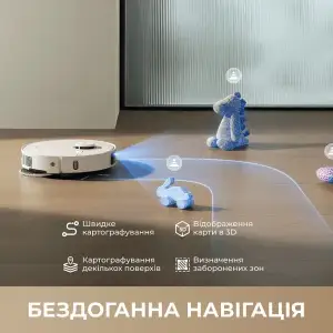 Робот-пилосос Dreame Bot D30 Ultra White (RTD31TE) UA