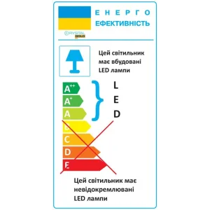 Светильник настенно-потолочный светодиодный CRYSTAL GOLD 15W KORAL DNL-030 UA