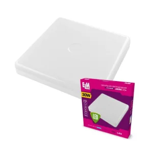 Світильник настінно-стельовий накладний світлодіодний квадратний ELM 30W 6500К MIRA IP40 26-0079 UA