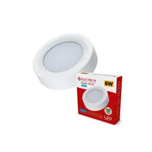 Светильник настенно-потолочный накладной светодиодный круглый Electrum 6W 4000К RIO B-LD-1963 UA